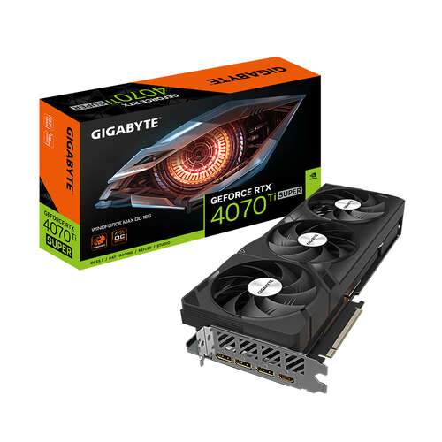 Видеокарта Gigabyte (GV-N407TSWF3MAX OC-16GD) RTX4070Ti SUPER WINDFORCE MAX OC 16G-0