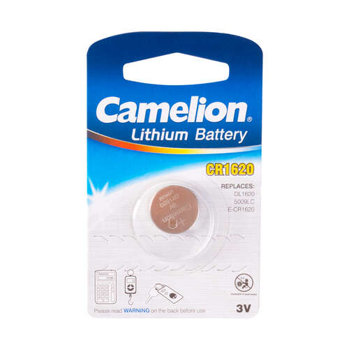 Батарейка CAMELION Lithium CR1620-BP1