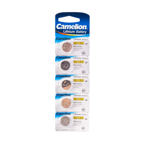 Батарейка CAMELION Lithium CR1620-BP5 5 шт. в блистере