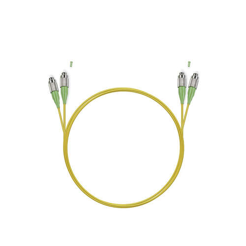 Патч Корд Оптоволоконный FC/APC-FC/APC SM 9/125 Duplex 2.0мм 1 м-0