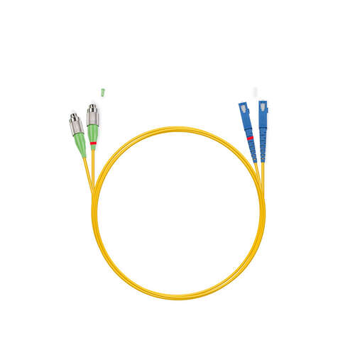 Патч Корд Оптоволоконный FC/APC-SC/UPC SM 9/125 Duplex 2.0мм 1 м-0