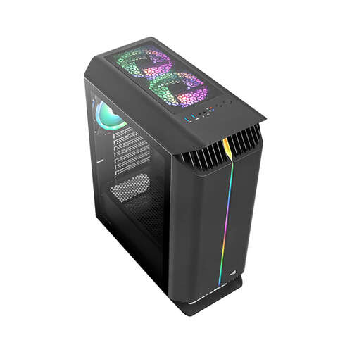 Компьютерный корпус Aerocool Gladiator Duo-G-BK-v1 без Б/П-0