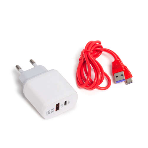 Универсальное зарядное устройство LDNIO A2421C 22.5W USB, USB Type-C Белый