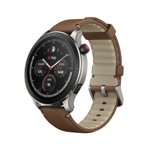 Смарт часы Amazfit GTR 4 A2166 Vintage Brown Leather-0