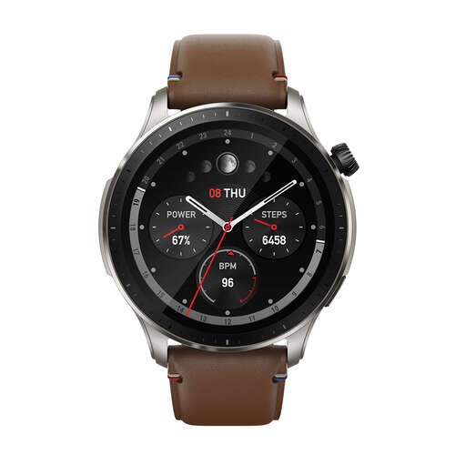 Смарт часы Amazfit GTR 4 A2166 Vintage Brown Leather-0