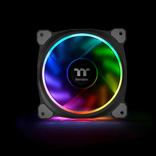 Кулер для компьютерного корпуса Thermaltake Riing Plus 14 RGB Radiator Fan TT Premium Edition (3-Fan-0