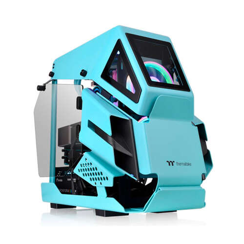 Компьютерный корпус Thermaltake AH T200 Turquoise без Б/П-0