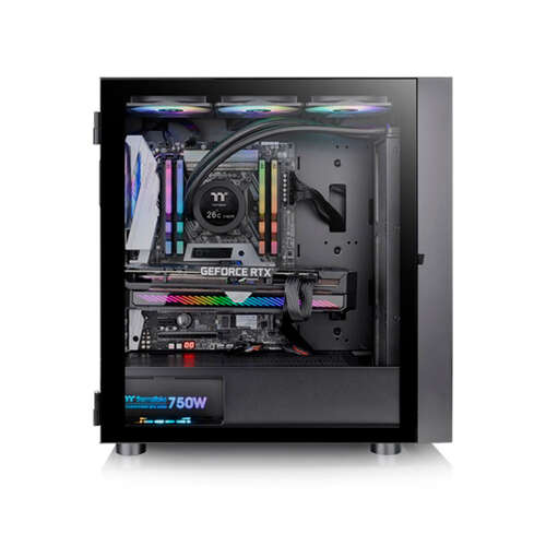 Компьютерный корпус Thermaltake H570 TG ARGB Black без Б/П-0