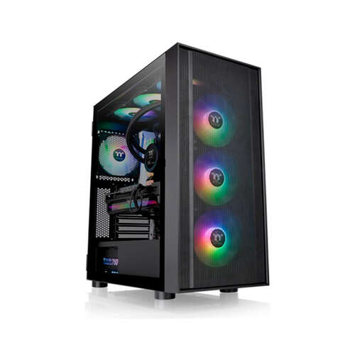 Компьютерный корпус Thermaltake H570 TG ARGB Black без Б/П-0