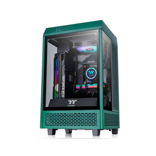 Компьютерный корпус Thermaltake The Tower 100 Racing Green без Б/П-0