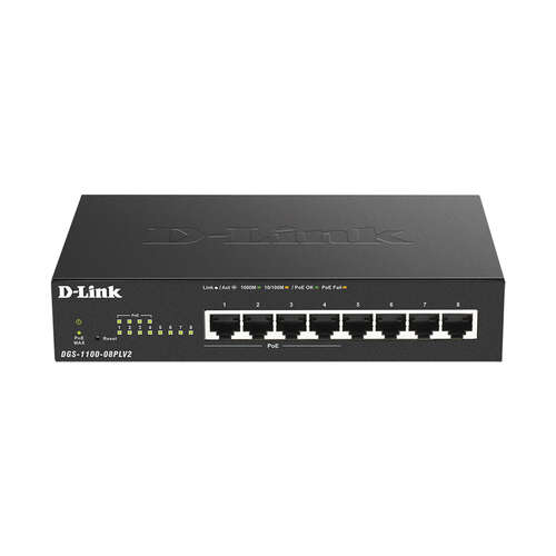 Коммутатор D-Link DGS-1100-08PLV2/A1A-0