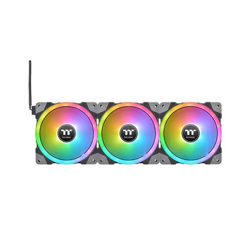 Кулер для компьютерного корпуса Thermaltake SWAFAN EX12 RGB PC Cooling Fan (3-Fan Pack)-0