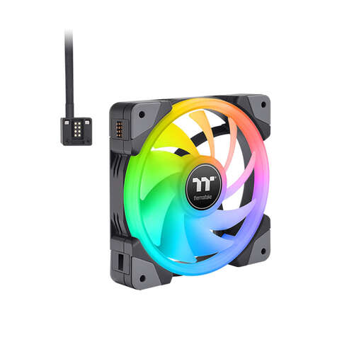 Кулер для компьютерного корпуса Thermaltake SWAFAN EX14 RGB PC Cooling Fan (3-Fan Pack)-0