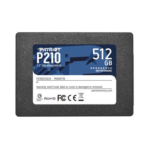 Твердотельный накопитель SSD Patriot P210 512GB SATA-0