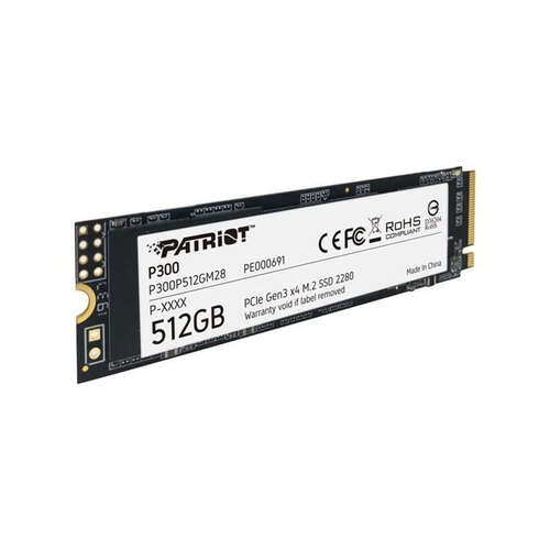 Твердотельный накопитель SSD Patriot P300 512GB M.2 NVMe PCIe 3.0x4-0