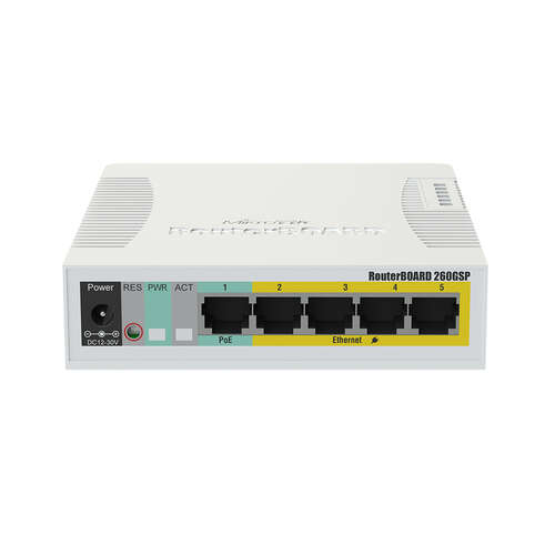 Коммутатор MikroTik CSS106-1G-4P-1S-0