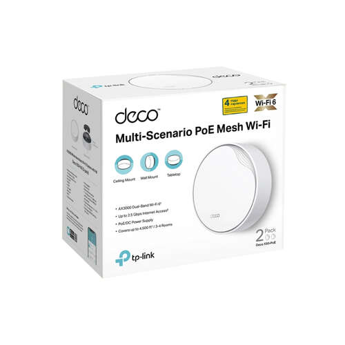 Беспроводная MESH-система Wi-Fi TP-Link Deco X50-PoE(2-pack)-0