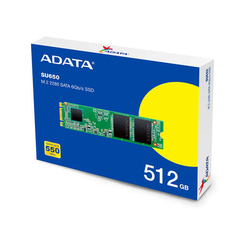 Твердотельный накопитель SSD ADATA Ultimate SU650 512GB M.2 SATA III-0