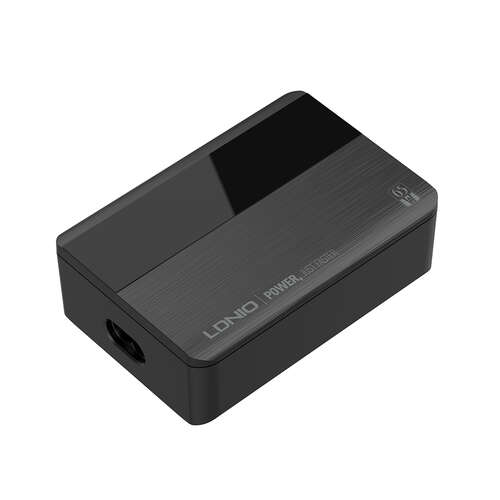 Универсальное зарядное устройство LDNIO A4808Q 65W 2*USB-C 2*USB Чёрный-0