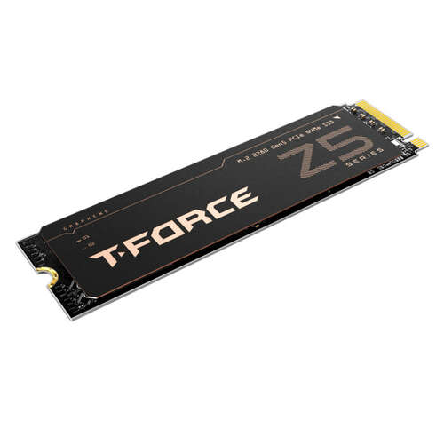 Твердотельный накопитель TEAMGROUP T-Force Z540 1TB, Gen5x4 M.2 2280, 11700 MB/s, read, 9500 MB/s write, TM8FF1001T0C129-0