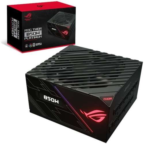 Блок питания ASUS ROG-THOR-850P2-GAMING, 850W/ATX12V/13.5cm/EU/80+Platinum, Full modular, ROG-THOR-850P2-0