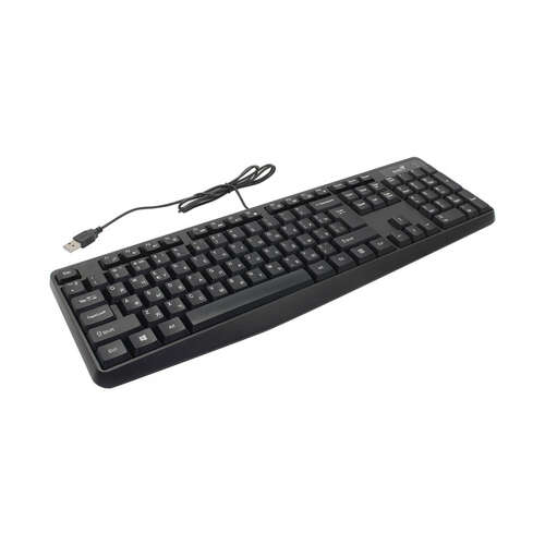 Клавиатура Genius KB-117, 104 кнопки, USB KZ Black, 31310016410