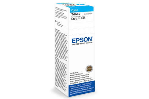 Контейнер с чернилами Epson C13T66424A L100/L200 Cyan -0