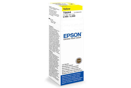 Контейнер с чернилами Epson C13T66444A L100/L200 Yellow-0