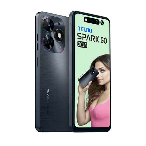 Мобильный телефон TECNO SPARK Go 2024 (BG6) 64+4 GB Gravity Black-0