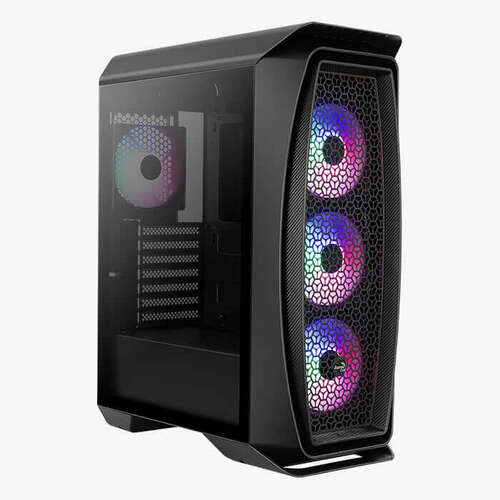 Компьютерный корпус без БП, Aerocool, Aero One Frost-G-BK-v1, ATX/Micro ATX, USB 2*3.0, HD-Audio+Mic, Кулер 4*12см Frost