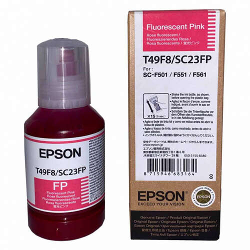 Емкость с флуоресцентными розовыми чернилами Epson C13T49F800 140 мл-0