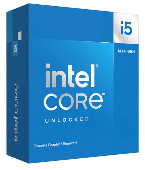 Процессор Intel Core i5-14600KF 3.5GHz (5.3GHz Turbo boost), 14C/20T, (6xP/8xE), 24Mb, TDP125W, LGA1700, BX8071514600KF