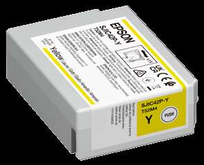 Картридж Epson C13T52M440 SJIC42P-Y Ink cartridge for ColorWorks C4000e ( Yellow)-0