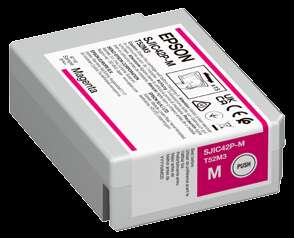 Картридж Epson C13T52M340 SJIC42P-M Ink cartridge for ColorWorks C4000e ( Magenta)-0