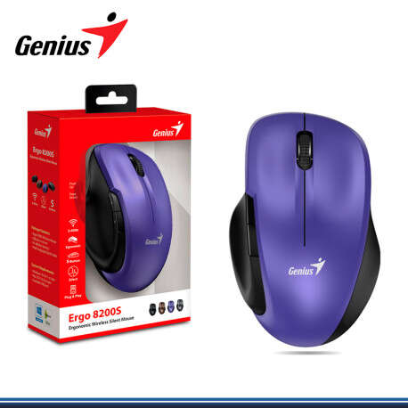 Мышка Genius RS2,Ergo 8200S,Purple 31030029402-0