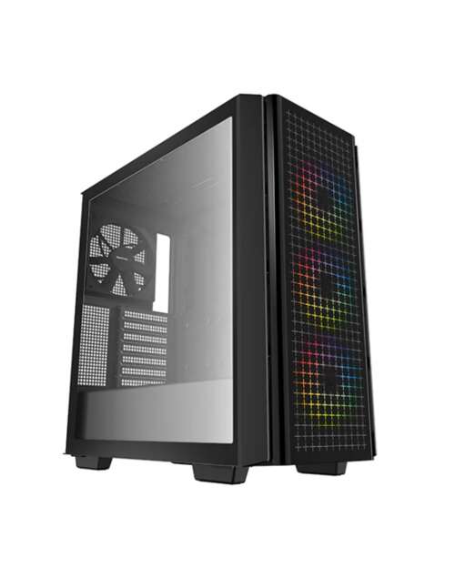 Корпус Deepcool CG540 R-CG540-BKAGE4-G-1 E-ATX/ATX/Micro ATX,USB 3.0*2,3*120mm ARGB/1*140mm,HD-Audio+Mic,Без Б/П,Черный-0