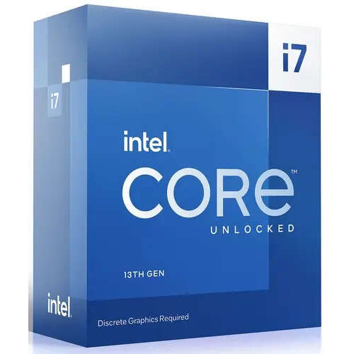 Процессор Core i7-13700F 2.1GHz, 16C/24T, 30Mb Intel Smart Cache, TDP65W, LGA1700, BX8071513700-0