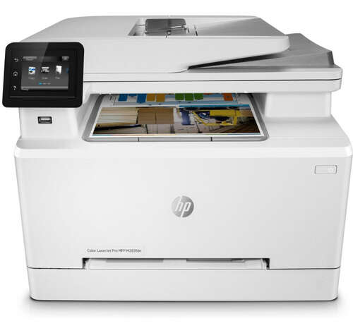 МФУ HP 7KW74A Color LaserJet Pro MFP M283fdn, A4, печать 600x600dpi, сканер 1200x1200dpi, копир 600x600dpi, факс 300x300-0