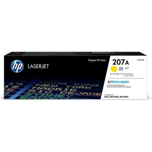 Оригинальный лазерный картридж HP 207A, желтый, W2212A-0