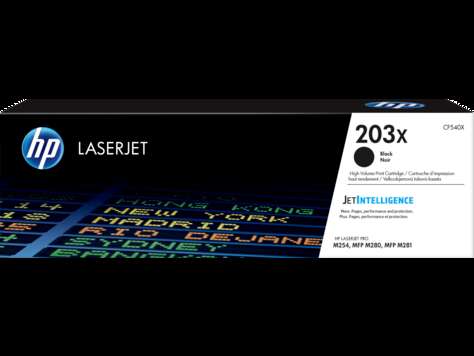 Оригинальный картридж увеличенной емкости HP 203X LaserJet 203X, 3200 страниц ч/б, черный-0