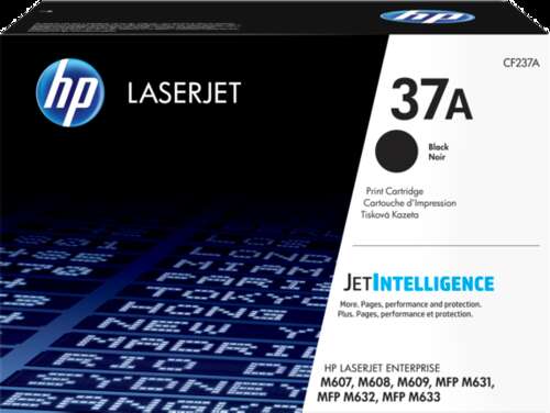 Оригинальный лазерный картридж HP LaserJet 37A, CF237A, Черный