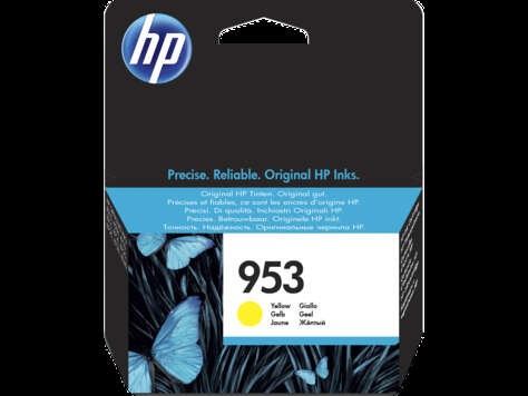 Картридж струйный HP F6U14AE 953, Yellow Original Ink Cartridge-0