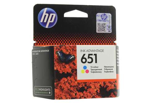 Оригинальный струйный картридж HP 651-0