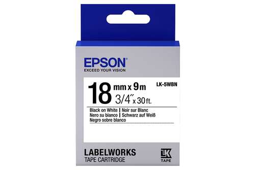 Стандартная лента Epson LK5WBN-0