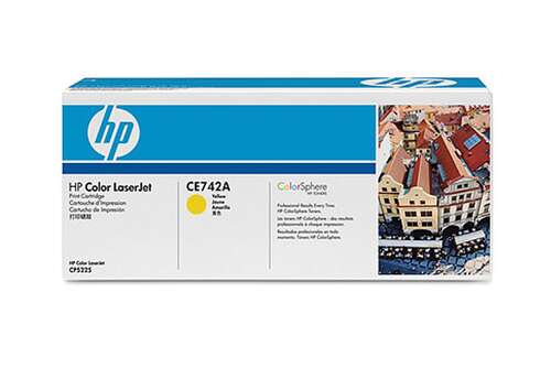 Картридж HP CE742A Yellow Print Cartridge for HP LaserJet CP5225, up to 7300-0