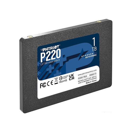 Твердотельный накопитель SSD Patriot P220 1TB SATA III-0