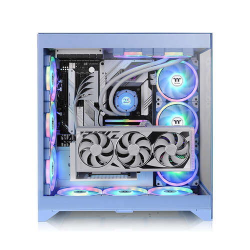 Компьютерный корпус Thermaltake CTE E600 MX Hydrangea Blue без Б/П-0