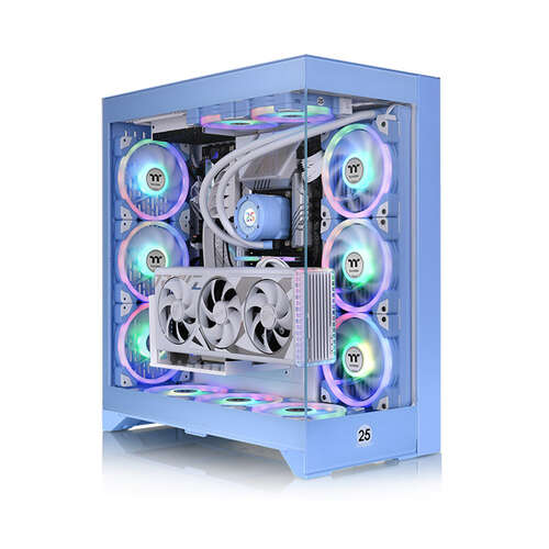 Компьютерный корпус Thermaltake CTE E600 MX Hydrangea Blue без Б/П-0