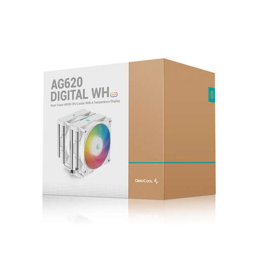 Кулер для процессора Deepcool AG620 DIGITAL WH ARGB-0