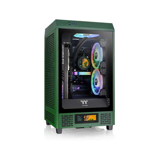 Компьютерный корпус Thermaltake The Tower 200 Racing Green без Б/П-0